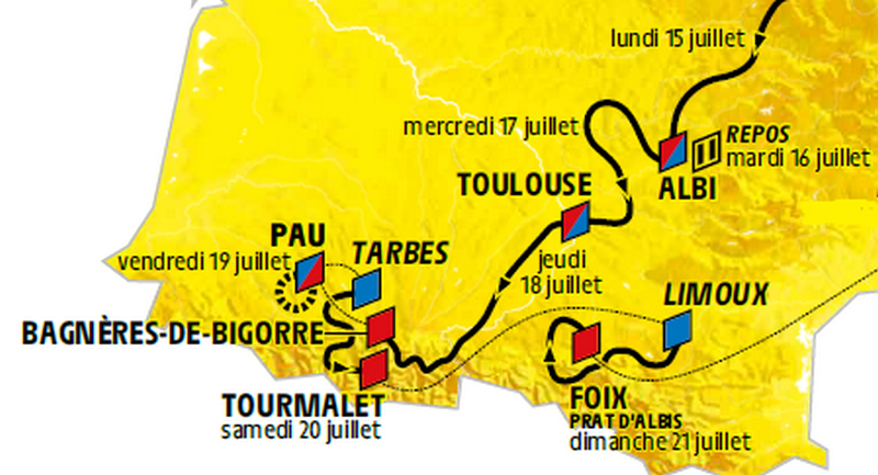 Le Tour de France Programme du 17