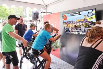 Tour de France Femmes avec Zwift  - Fan zone - Stand de la Ville d'Albi