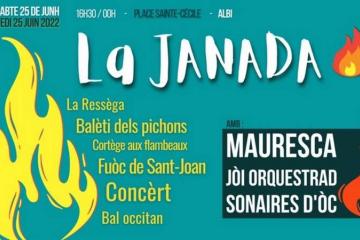 La Janada 2022- Feu de la Saint-Jean amb Mauresca, Jòi Orquestrad e Sonaires d'òc