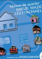 Programme 2017-2018 Maison de quartier Breuil Mazicou Les Fontanelles