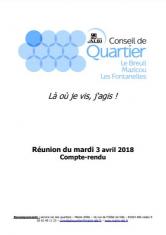 Conseil de quartier Breuil Mazicou 3 avril 2018