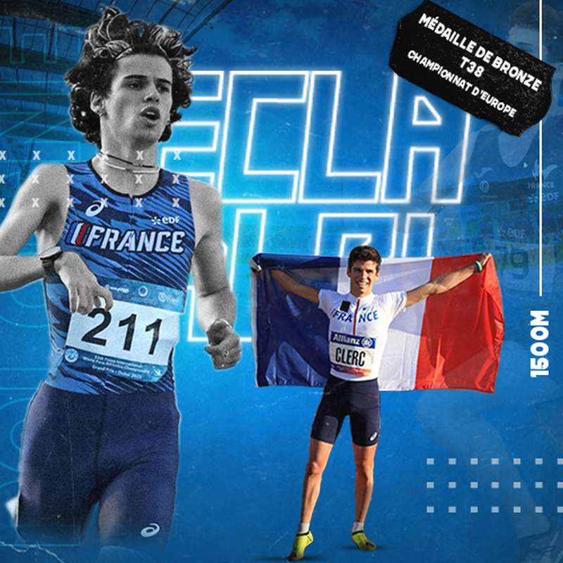 Athlétisme :  Renaud Clerc en bronze aux Europe