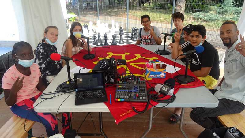Atelier Radio sur le Sumer Camp