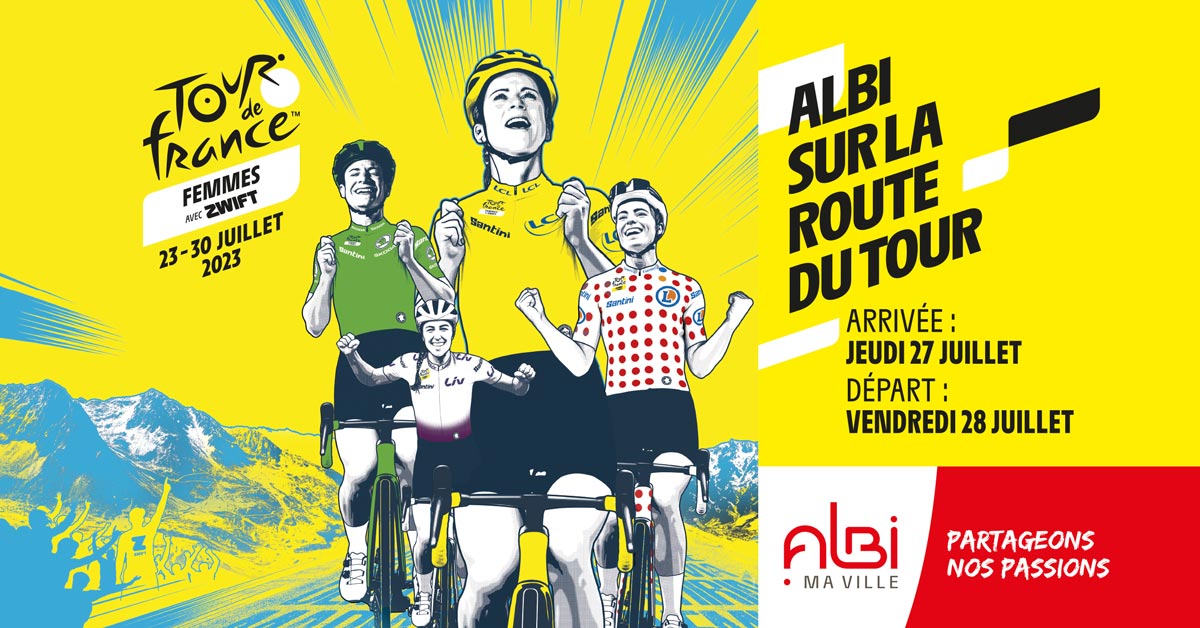 Tour de France Femmes avec Zwift Albi