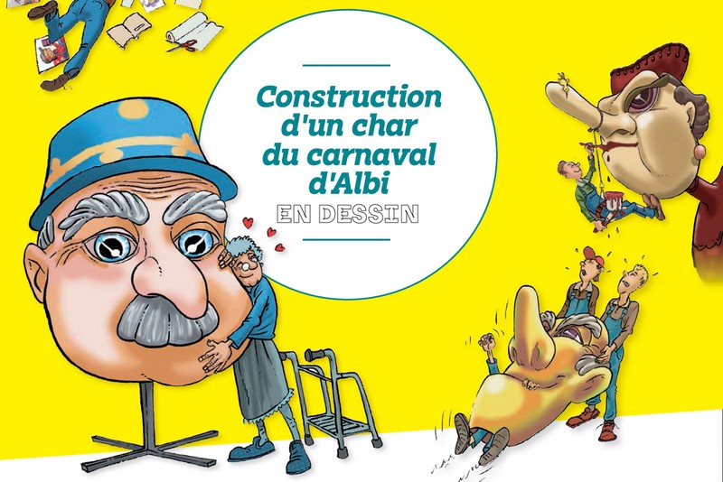 Construction d'un char du Carnaval d'Albi