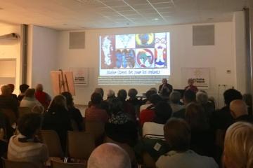 Merci à Evelyne Chaîne de l'Espoir pour cette passionnante « conférence caritative » sur le street art organisée hier au Pigné en présence de cObo et de Mme Anne Nieres, historienne de l’art...