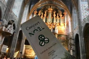 Très beau concert de Noël à la cathédrale Sainte Cecile d’Albi cet après midi..... Une fois de plus, énormément de monde pour les 2 représentations.... Merci à l’ Association Christophe Moucherel et à l’ensemble vocal Arioso