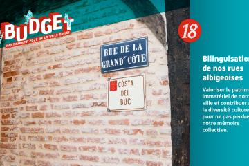 Projet #18 : « Bilinguisation de nos rues albigeoises » 