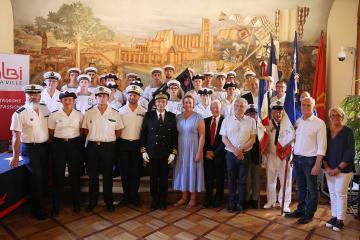 Cérémonie de remise de diplômes aux élèves de la Préparation Militaire Marine Laperouse
