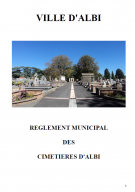 Règlement municipal des cimetières